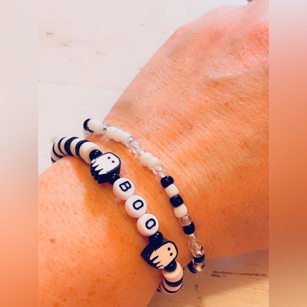 Boo Ghost Stretch bracelet Stack